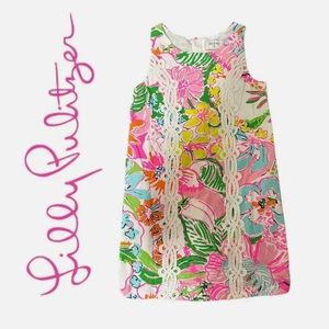 Lily Pulitzer girl’s dress from the Target Collection with vibrant floral print.